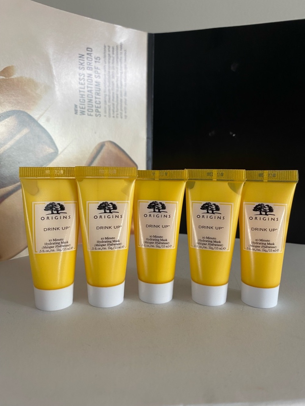 Lots Of 5 Origins Drink Up To Minute Hydrating Mask, 5x0.5 OZ, 75ml In Total